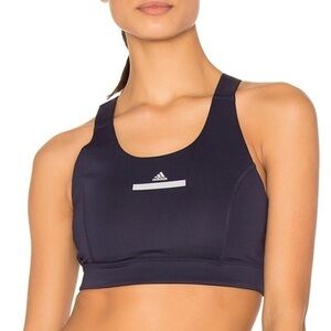 Adidas by Stella McCartney racerback sports bra pull over navy blue 44 medium 10
